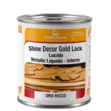 Жидкая поталь для интерьера Borma wachs Shine Decor Gold Lack