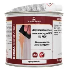 Шпаклевка 2К для МДФ Borma wachs Holzmasse 2K MDF